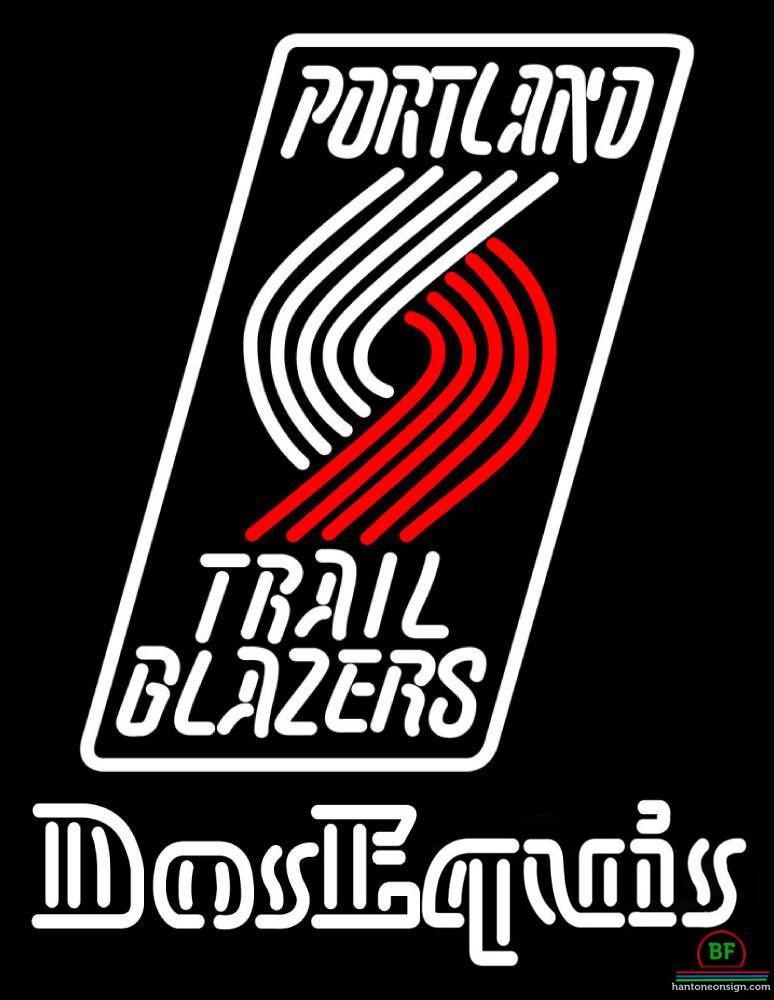 Custom Dos Equis Portland Trail Blazers Neon Sign NBA Teams Neon Light