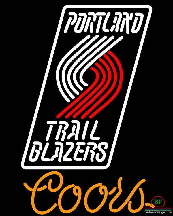 Custom Coors Light Portland Trail Blazers Neon Sign NBA Teams Neon Light