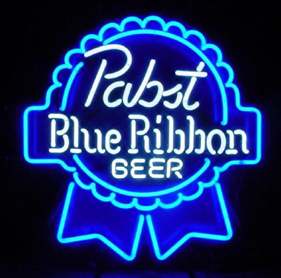 Custom Pabst Blue Ribbon Beer Neon Sign