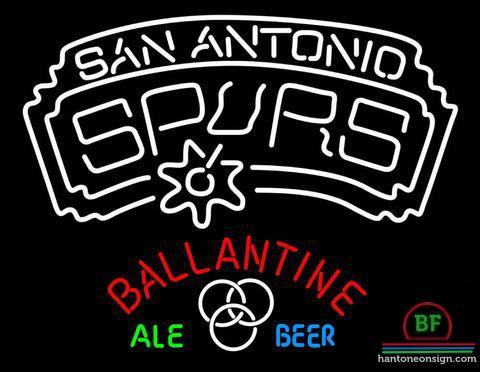 Custom Ballantine San Antonio Spurs Neon Sign NBA Teams Neon Light
