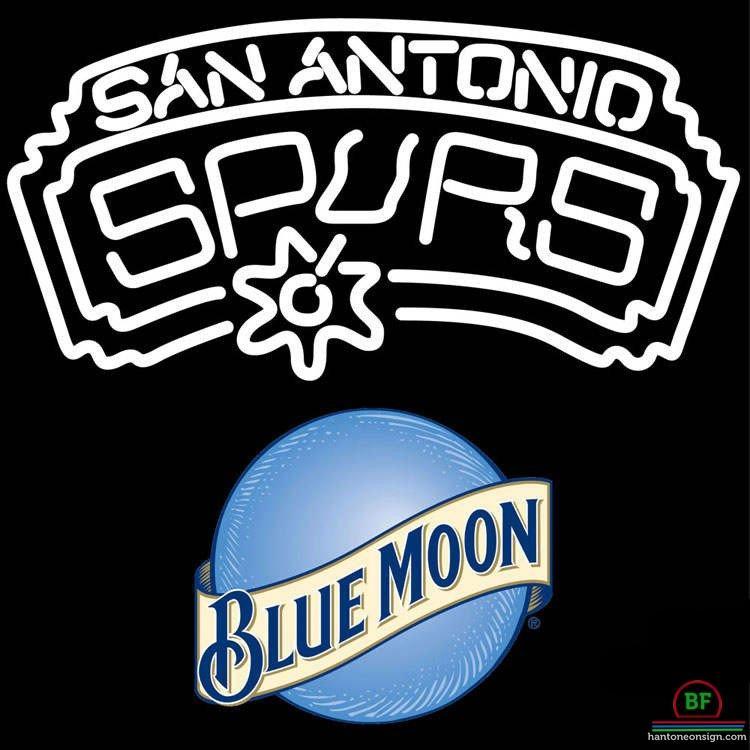 Custom Blue Moon San Antonio Spurs Neon Sign NBA Teams Neon Light