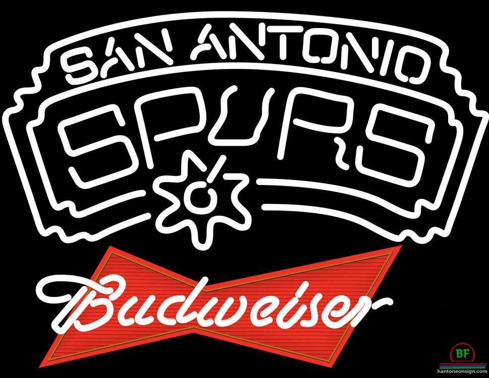 Custom Budweiser San Antonio Spurs Neon Sign NBA Teams Neon Light
