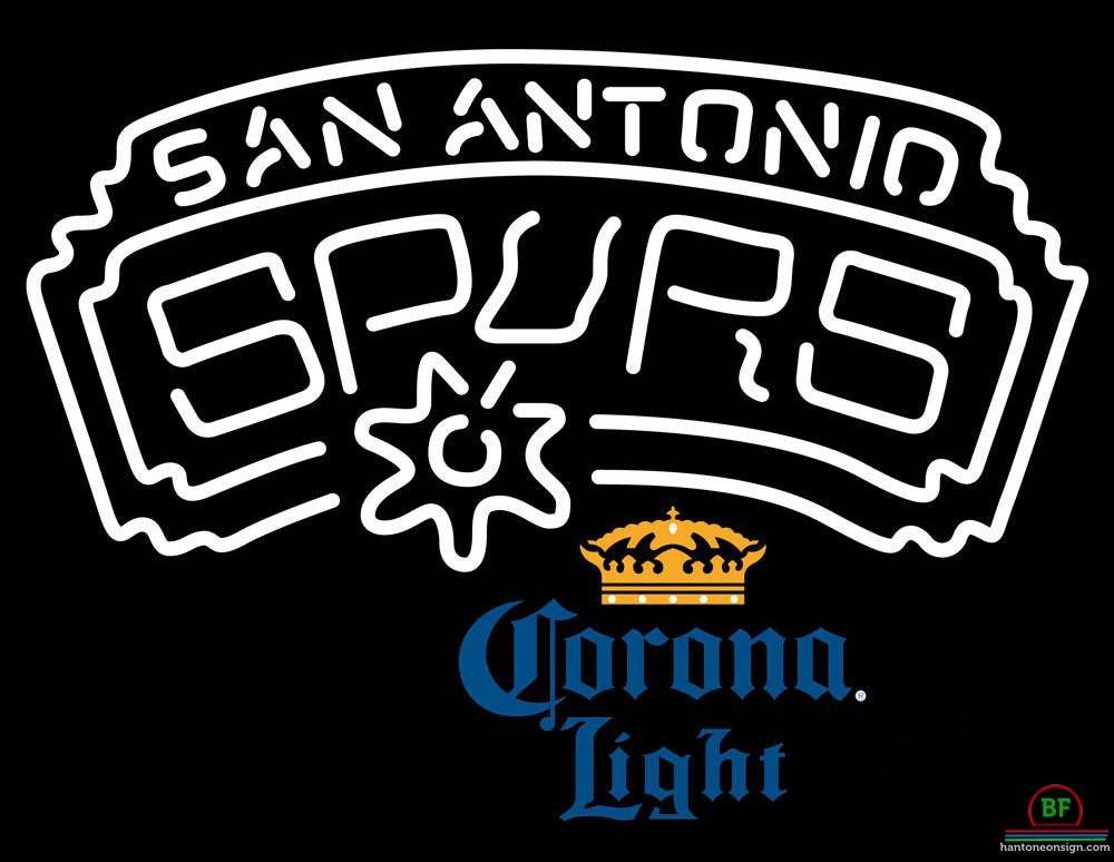 Custom Corona Light San Antonio Spurs Neon Sign NBA Teams Neon Light