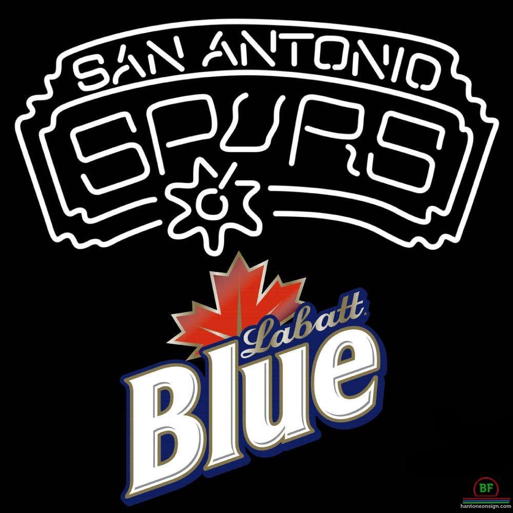 Custom Labatt Blue San Antonio Spurs Neon Sign NBA Teams Neon Light