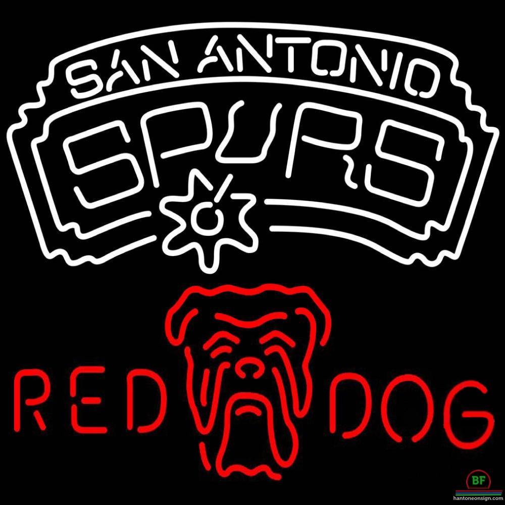Custom Red Dog San Antonio Spurs Neon Sign NBA Teams Neon Light