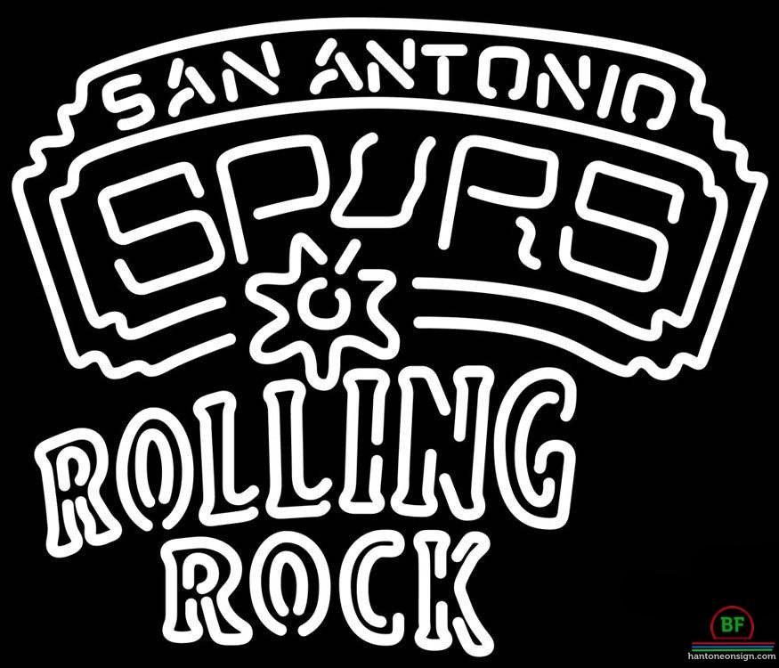 Custom Rolling Rock San Antonio Spurs Neon Sign NBA Teams Neon Light