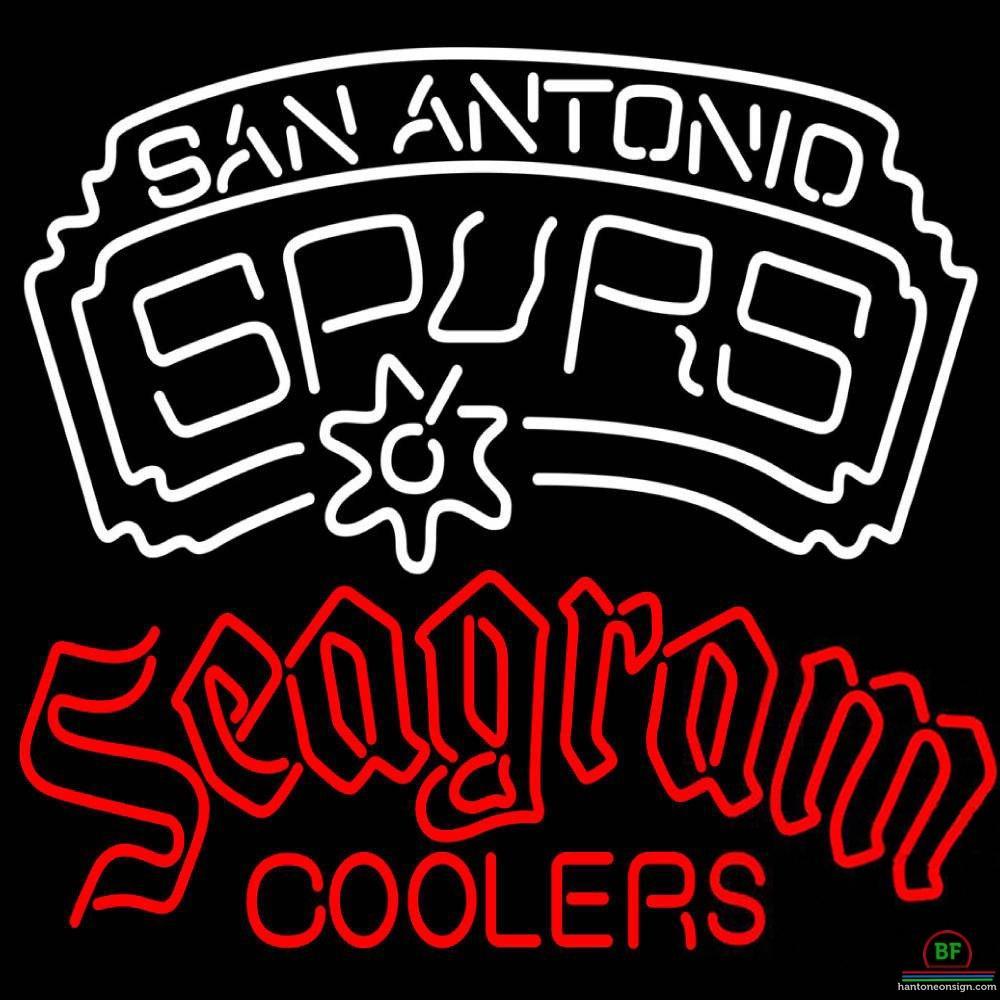 Custom Seagram San Antonio Spurs Neon Sign NBA Teams Neon Light