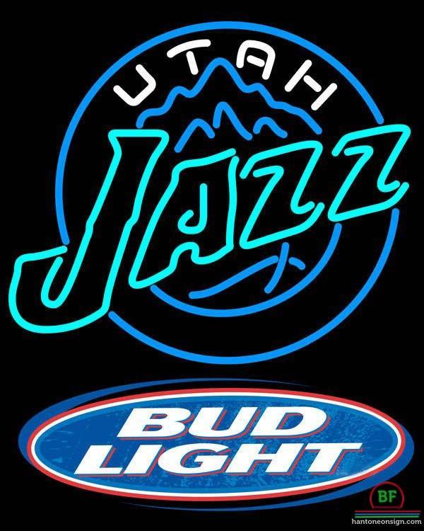 Custom Bud Light Utah Jazz Neon Sign NBA Teams Neon Light