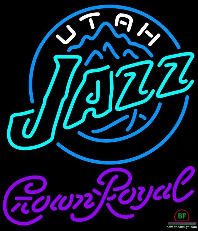 Custom Crown Royal Utah Jazz Neon Sign NBA Teams Neon Light