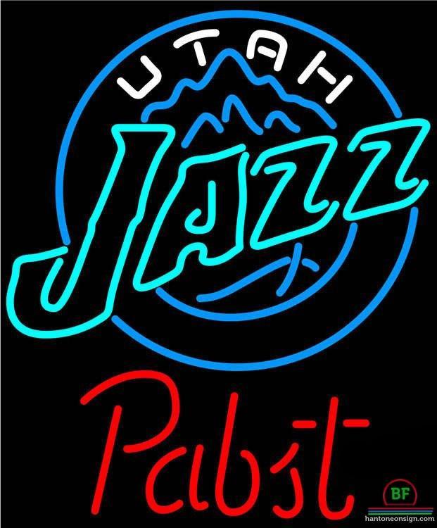 Custom Pabst Blue Ribbon Utah Jazz Neon Sign NBA Teams Neon Light