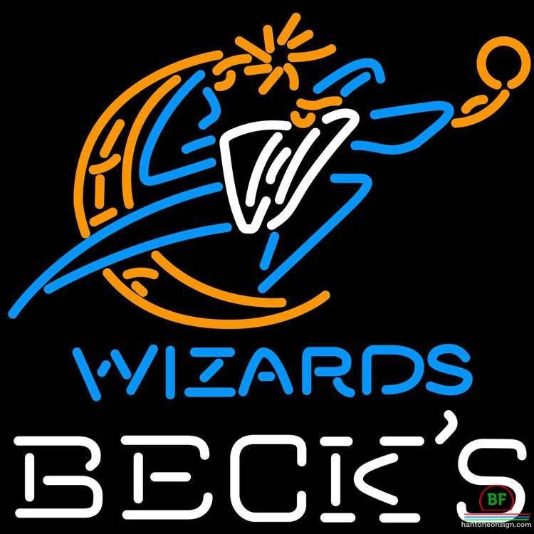 Custom Becks Washington Wizards Neon Sign NBA Teams Neon Light