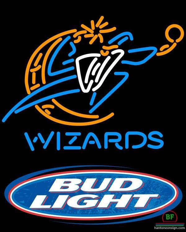 Custom Bud Light Washington Wizards Neon Sign NBA Teams Neon Light