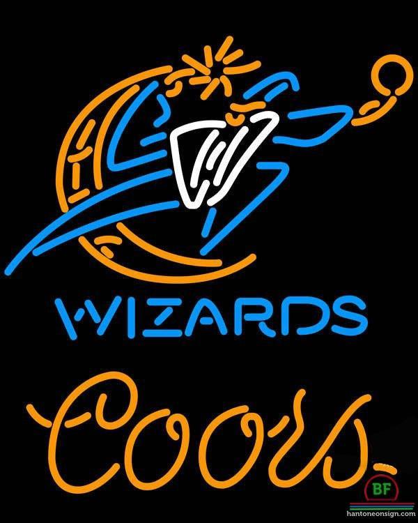 Custom Coors Light Washington Wizards Neon Sign NBA Teams Neon Light