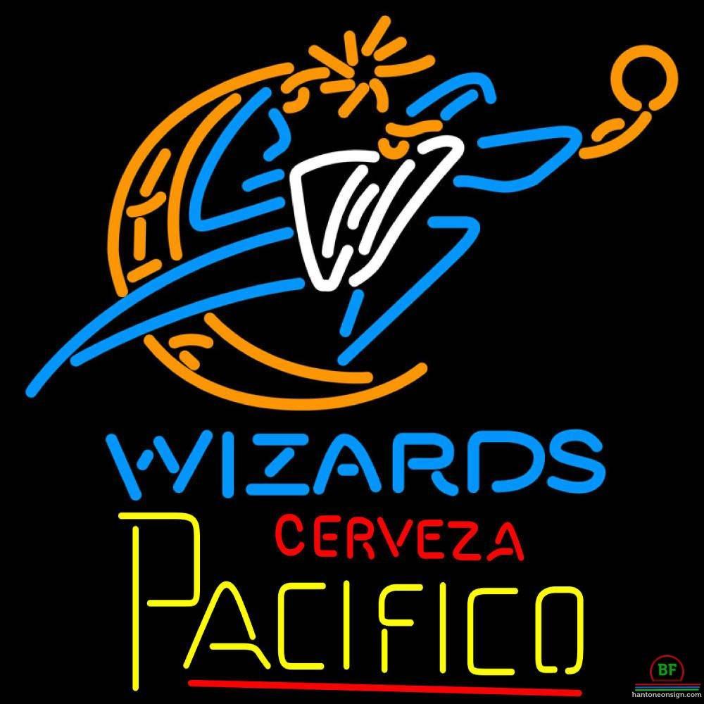 Custom Cerveza Pacifico Washington Wizards Neon Sign NBA Teams Neon Light