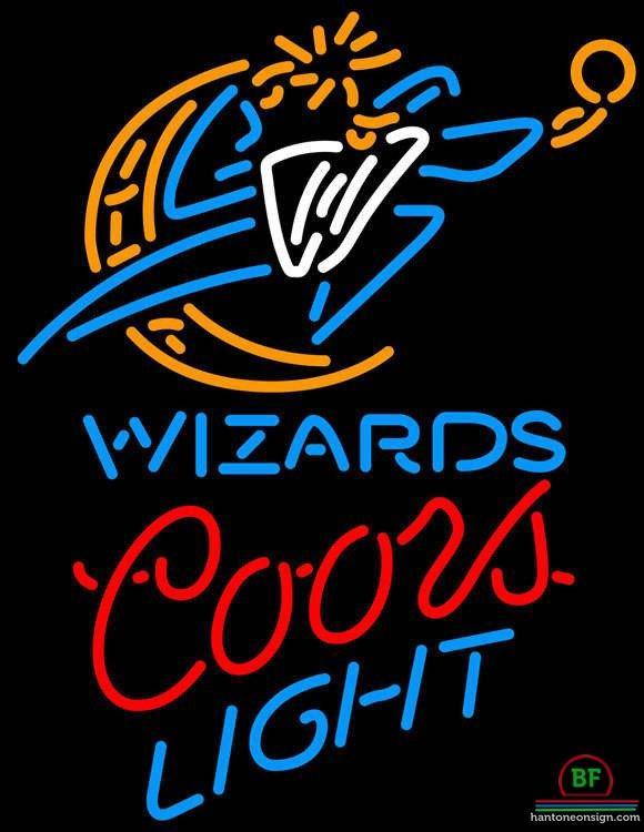 Custom Coors Light Washington Wizards Neon Sign NBA Teams Neon Light