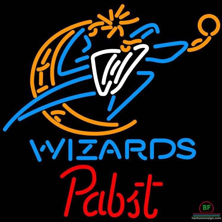 Custom Pabst Blue Ribbon Washington Wizards Neon Sign NBA Teams Neon Light