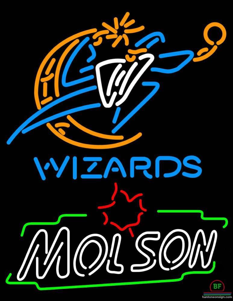 Custom Molson Washington Wizards Neon Sign NBA Teams Neon Light