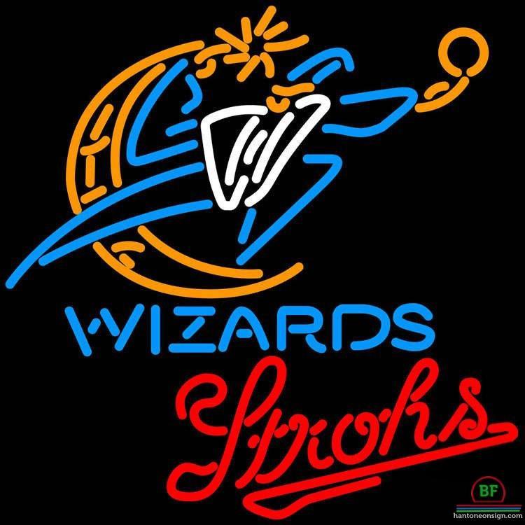 Custom Strohs Washington Wizards Neon Sign NBA Teams Neon Light
