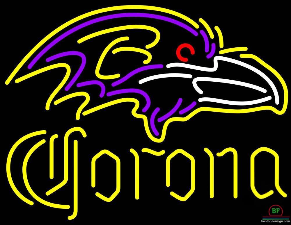 Custom Corona Baltimore Ravens Neon Sign NFL Teams Neon Light