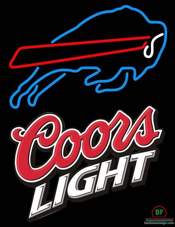 Custom Coors Light Buffalo Bills Neon Sign NFL Teams Neon Light