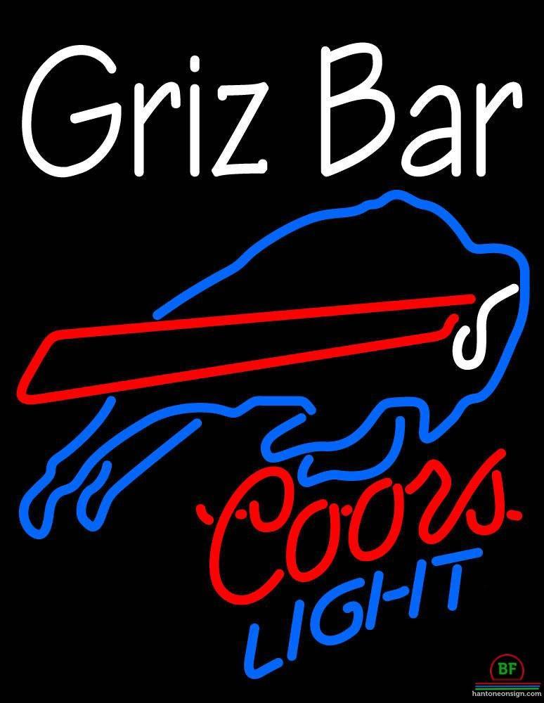 Custom Coors Light Buffalo Bills Neon Sign NFL Teams Neon Light
