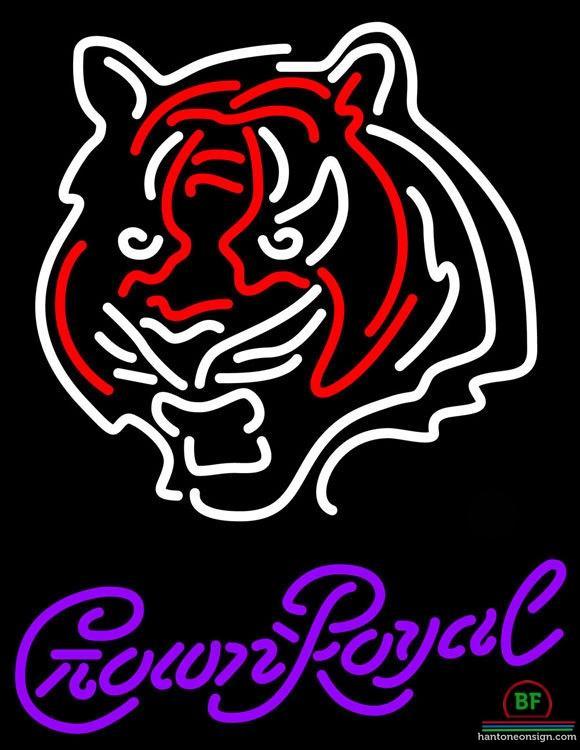 Custom Crown Royal Cincinnati Bengals Neon Sign NFL Teams Neon Light