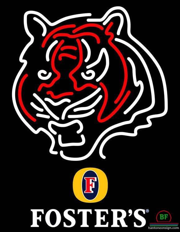 Custom Fosters Cincinnati Bengals Neon Sign NFL Teams Neon Light