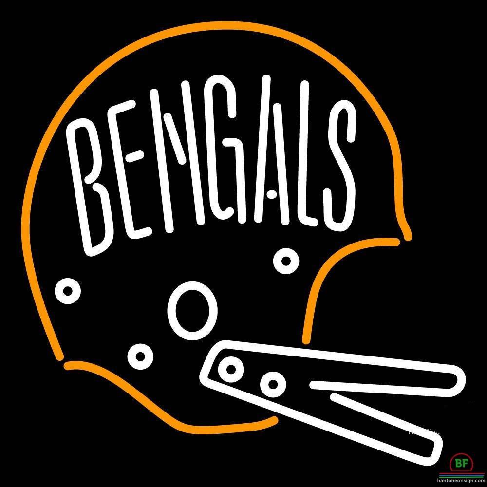 Custom Cincinnati Bengals Helmet Neon Sign NFL Teams Neon Light