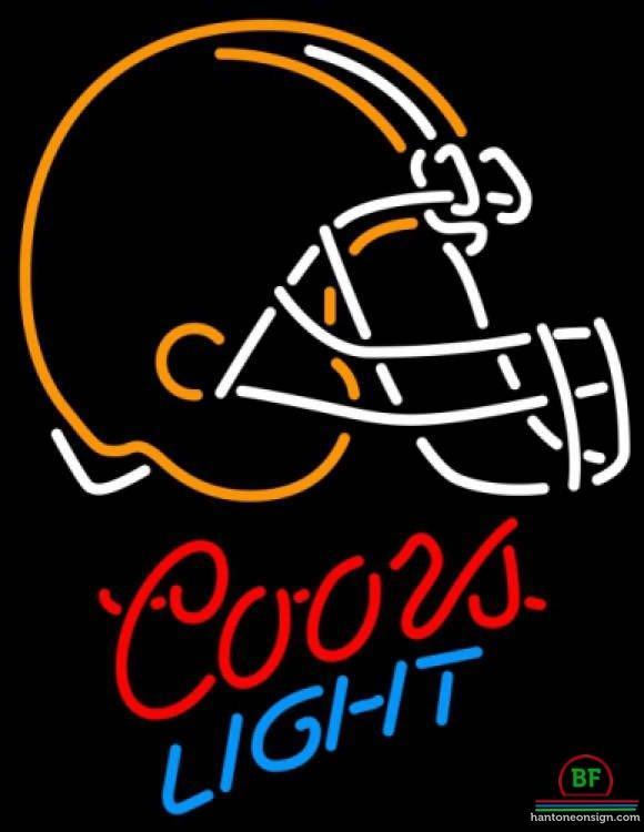 Custom Coors Light Cleveland Browns Neon Sign NFL Teams Neon Light