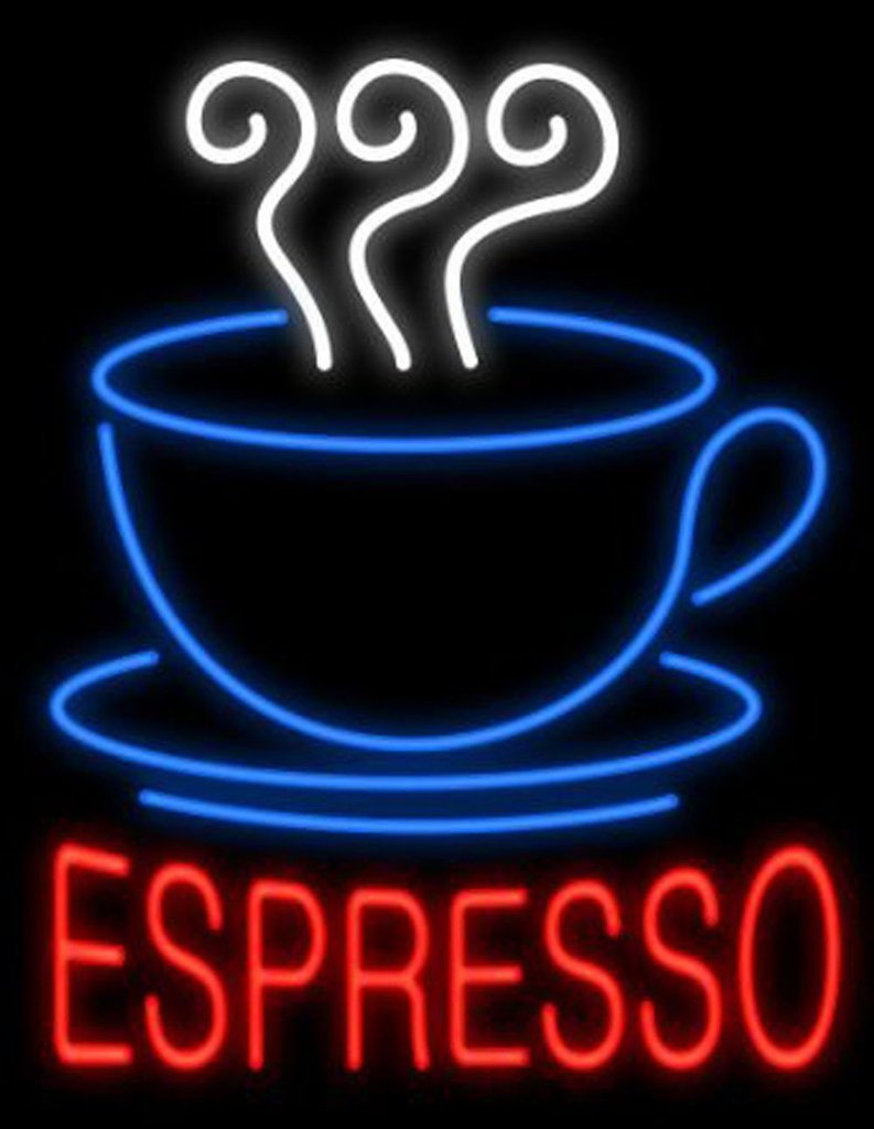 Custom Espresso Coffee Neon Sign