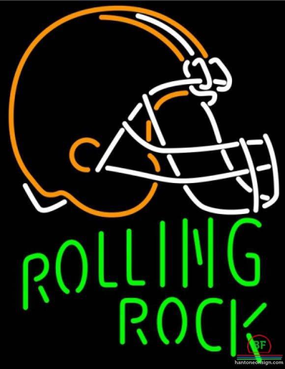 Custom Rolling Rock Cleveland Browns Neon Sign NFL Teams Neon Light
