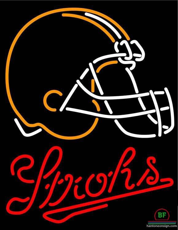 Custom Strohs Cleveland Browns Neon Sign NFL Teams Neon Light