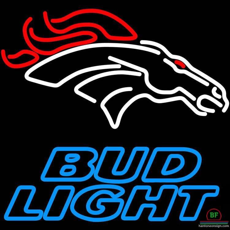 Custom Bud Light Denver Broncos Neon Sign NFL Teams Neon Light