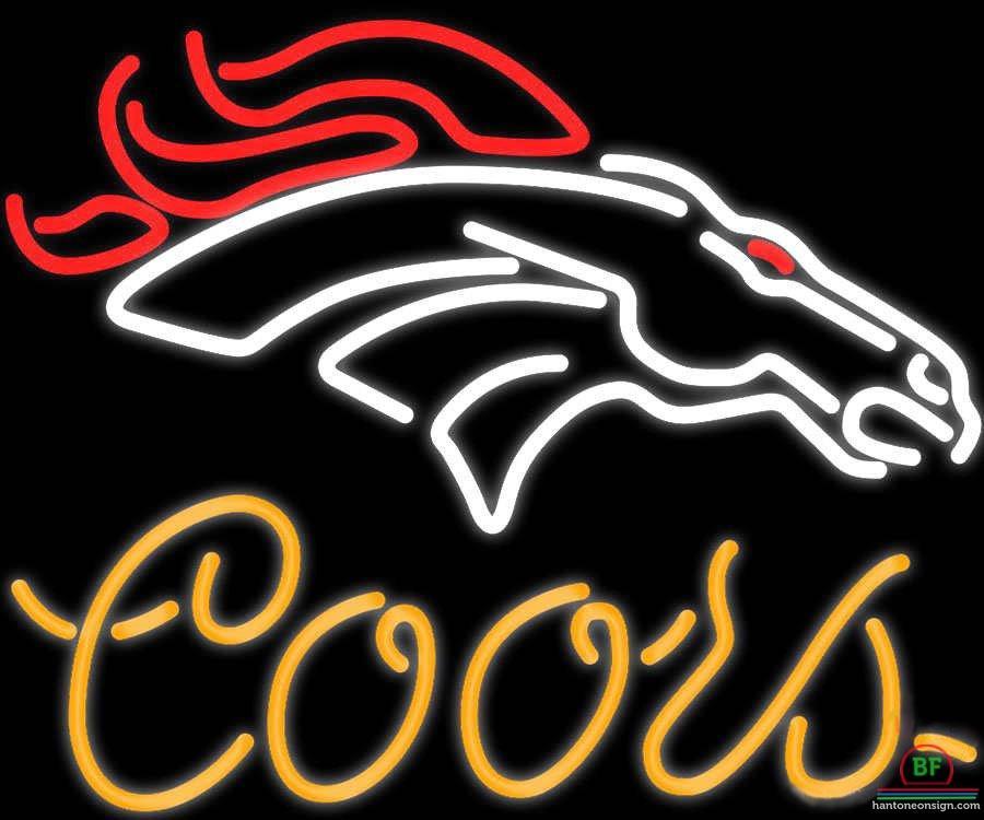 Custom Coors Light Denver Broncos Neon Sign NFL Teams Neon Light