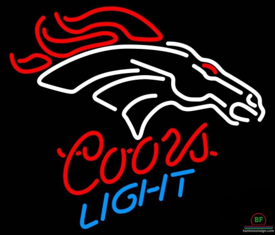 Custom Coors Light Denver Broncos Neon Sign NFL Teams Neon Light