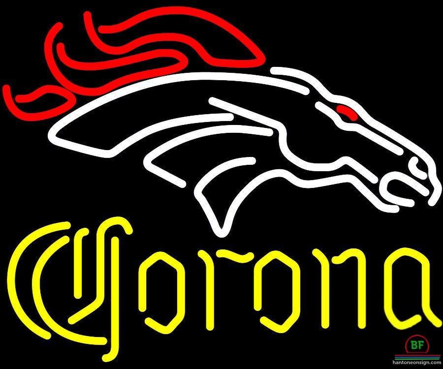 Custom Corona Denver Broncos Neon Sign NFL Teams Neon Light