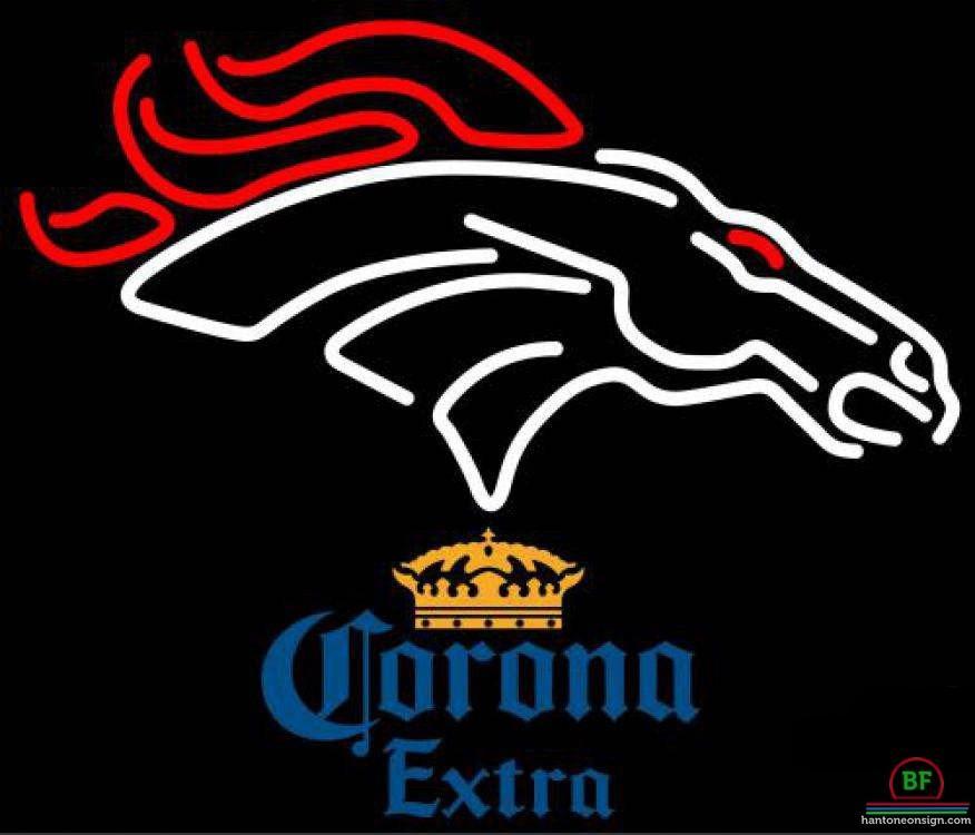 Custom Corona Extra Denver Broncos Neon Sign NFL Teams Neon Light