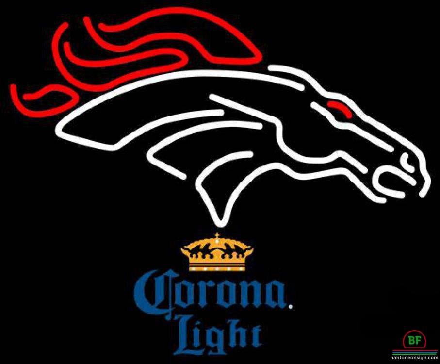 Custom Corona Light Denver Broncos Neon Sign NFL Teams Neon Light