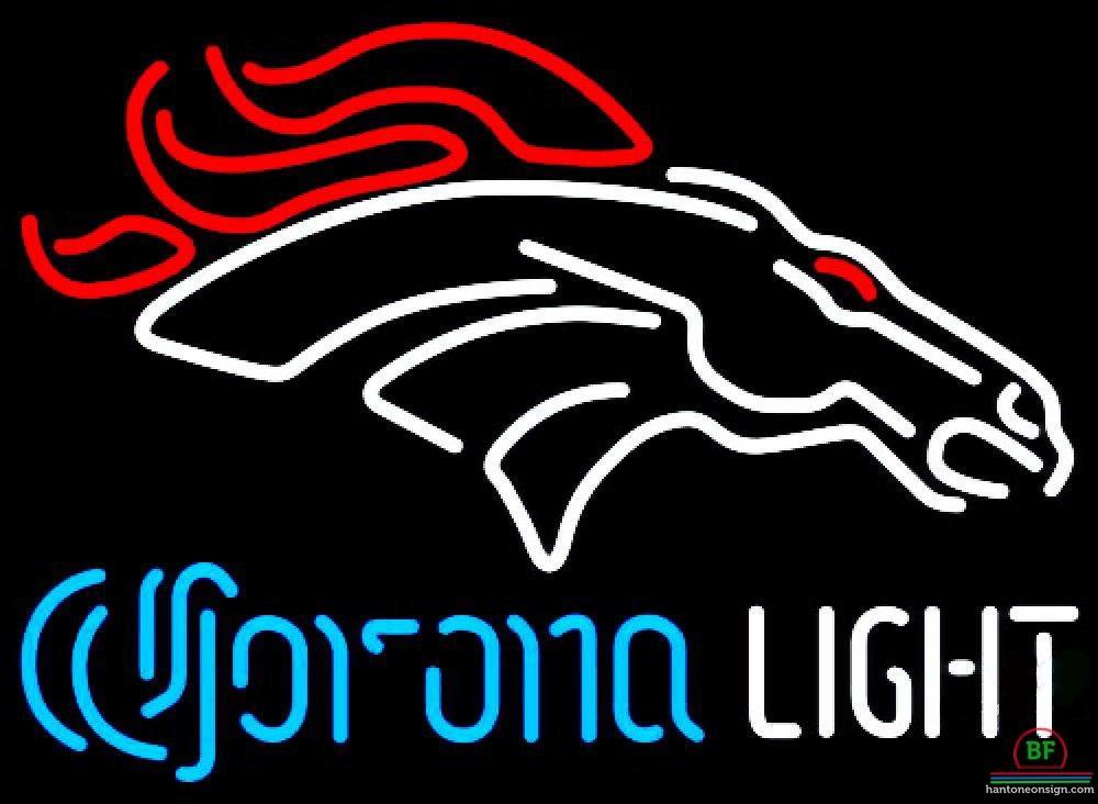 Custom Corona Light Denver Broncos Neon Sign NFL Teams Neon Light