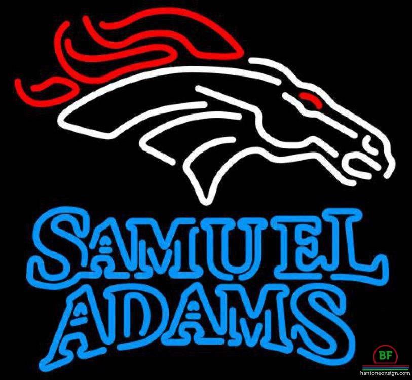 Custom Samuel Adams Denver Broncos Neon Sign NFL Teams Neon Light