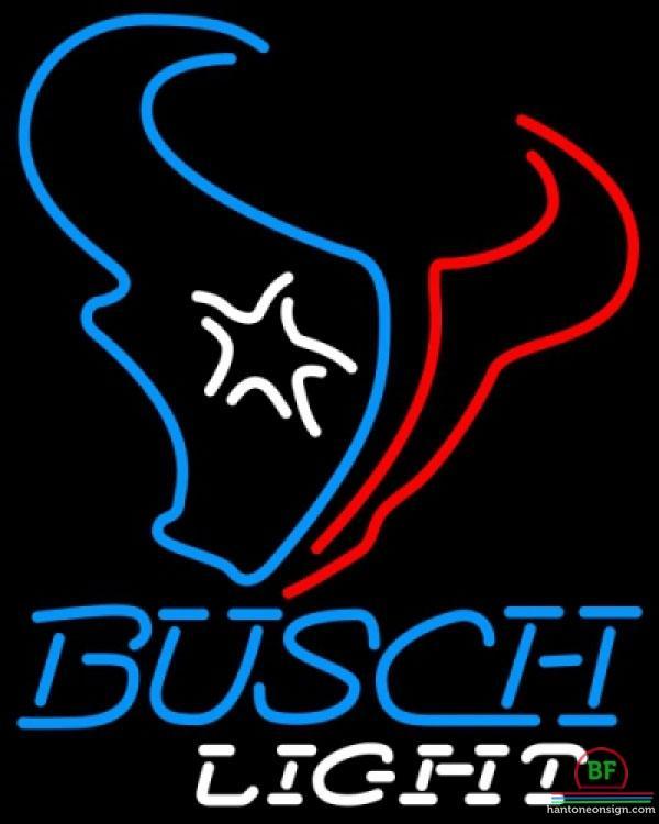 Custom Busch Beer Houston Texans Neon Sign NFL Teams Neon Light