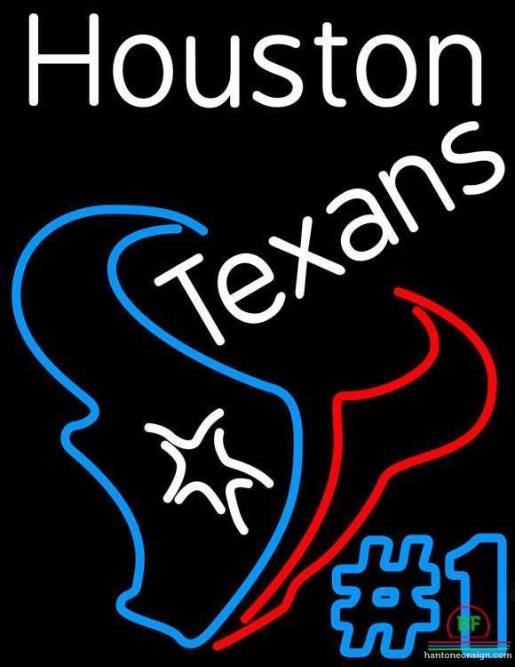 Custom Houston Texans Helmet Neon Sign NFL Teams Neon Light