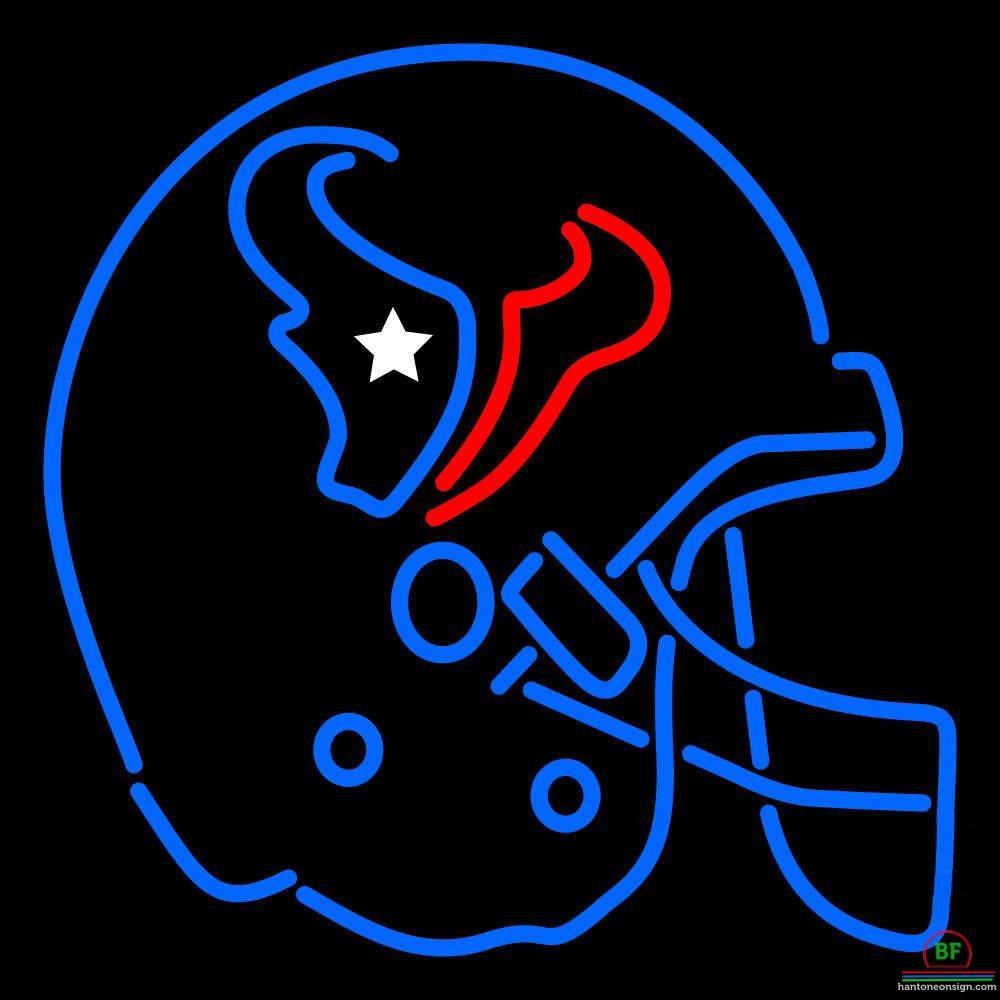 Custom Houston Texans Helmet Neon Sign NFL Teams Neon Light