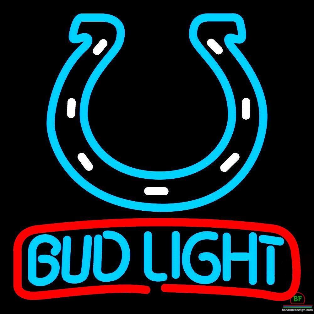 Custom Bud Light Indianapolis Colts Neon Sign NFL Teams Neon Light