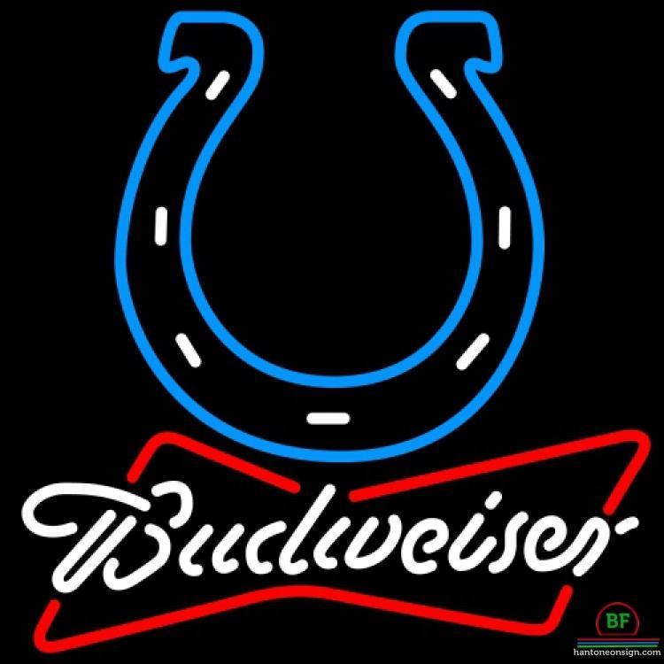 Custom Budweiser Indianapolis Colts Neon Sign NFL Teams Neon Light