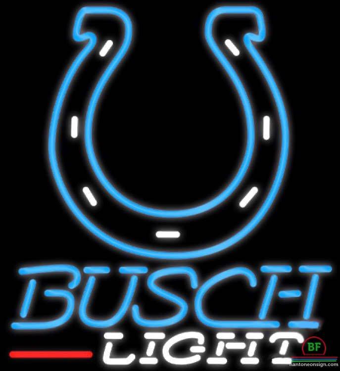 Custom Busch Light Indianapolis Colts Neon Sign NFL Teams Neon Light