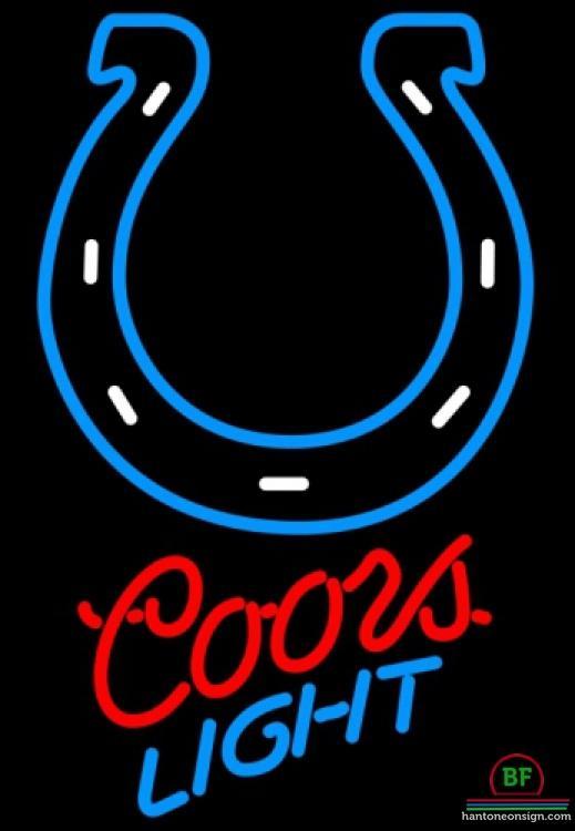 Custom Coors Light Indianapolis Colts Neon Sign NFL Teams Neon Light