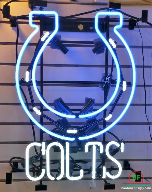 Custom Indianapolis Colts Neon Sign NFL Teams Neon Light