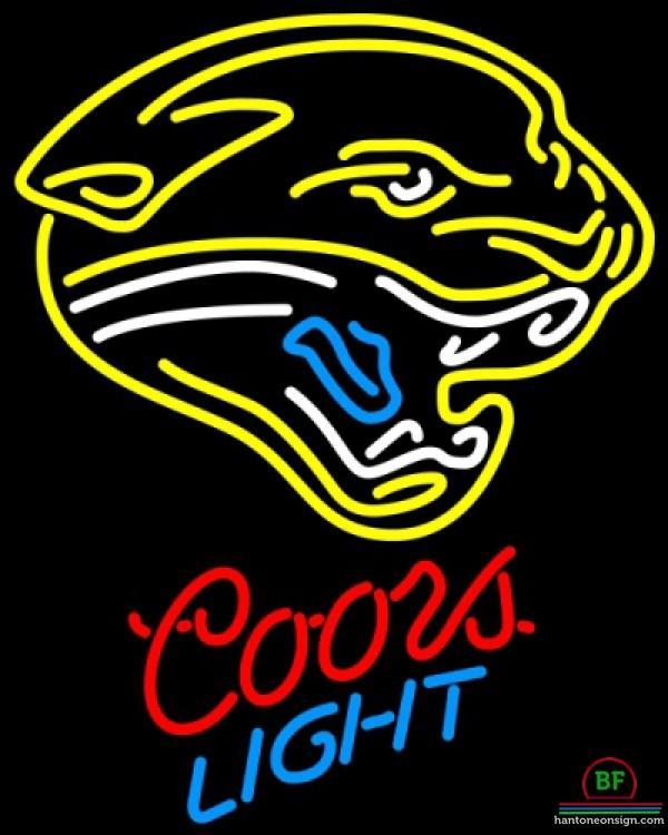 Custom Coors Light Jacksonville Jaguars Neon Sign NFL Teams Neon Light