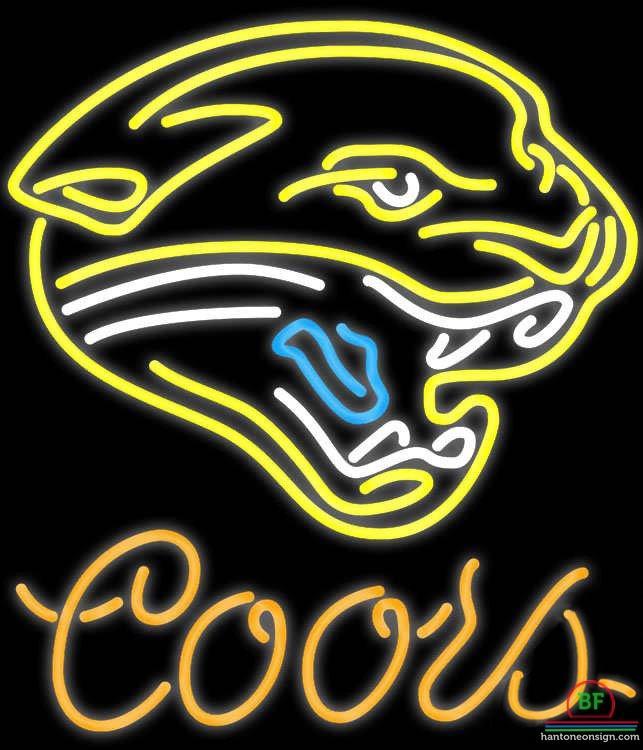 Custom Coors Light Jacksonville Jaguars Neon Sign NFL Teams Neon Light